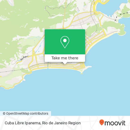 Cuba Libre Ipanema map