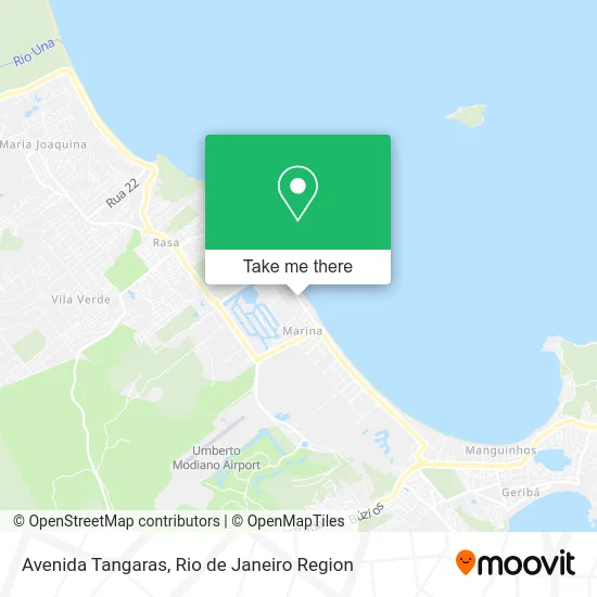 Avenida Tangaras map