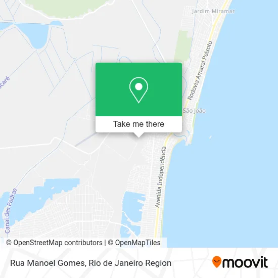 Rua Manoel Gomes map