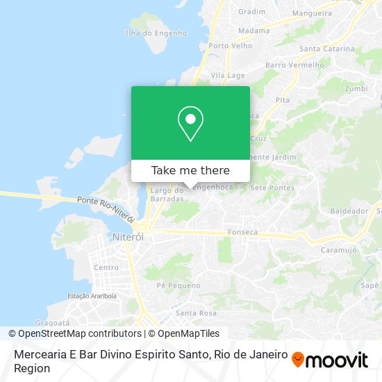Mercearia E Bar Divino Espirito Santo map