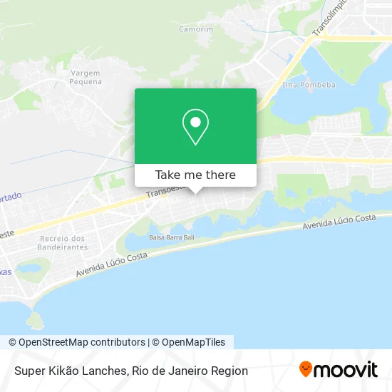 Super Kikão Lanches map