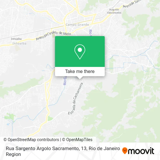 Rua Sargento Argolo Sacramento, 13 map