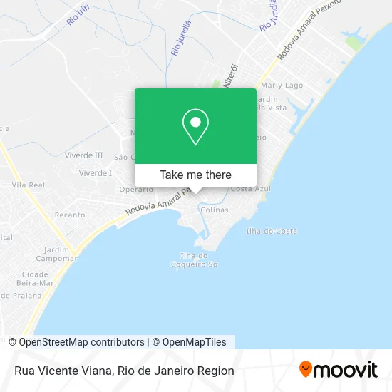 Rua Vicente Viana map
