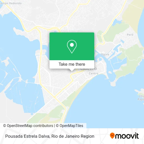 Pousada Estrela Dalva map