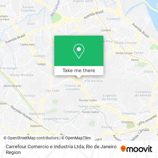 Carrefour Comercio e Industria Ltda map