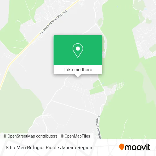 Sítio Meu Refúgio map