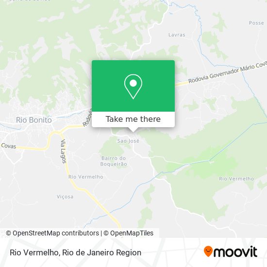Rio Vermelho map