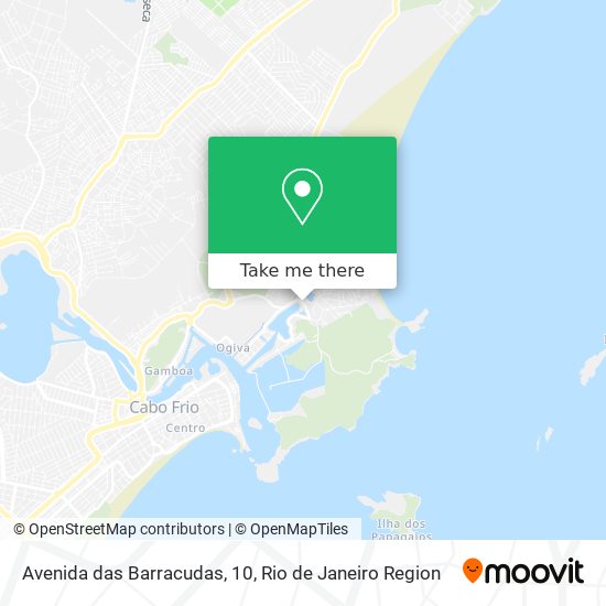 Avenida das Barracudas, 10 map