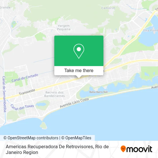 Americas Recuperadora De Retrovisores map