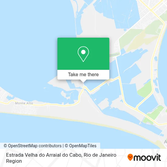 Estrada Velha do Arraial do Cabo map