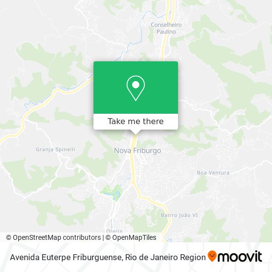 Avenida Euterpe Friburguense map
