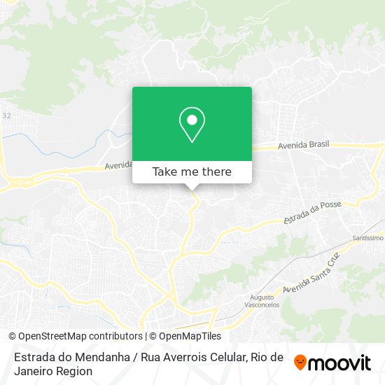 Mapa Estrada do Mendanha / Rua Averrois Celular