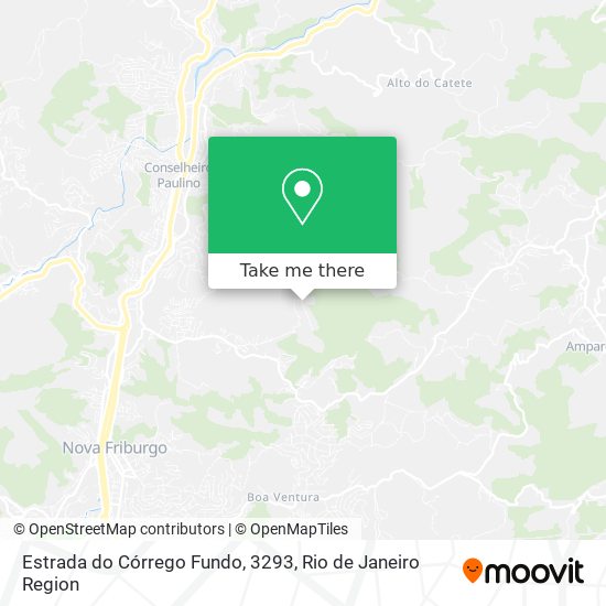 Estrada do Córrego Fundo, 3293 map