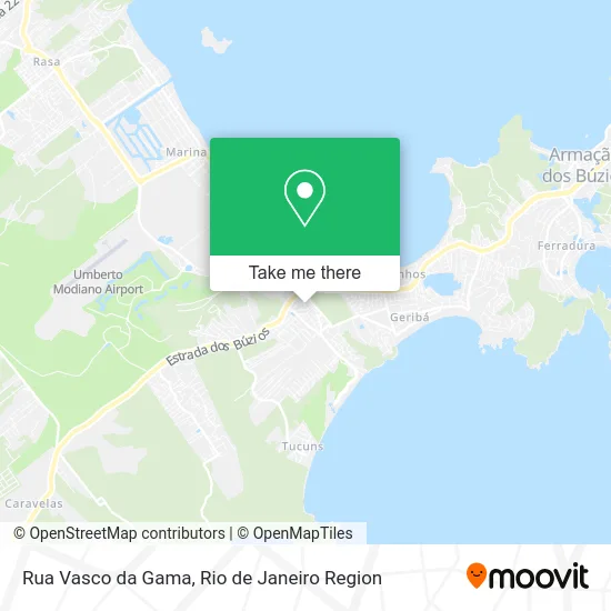 Rua Vasco da Gama map