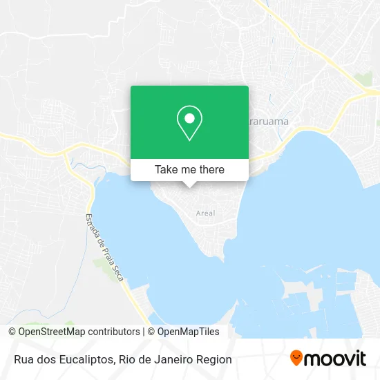 Rua dos Eucaliptos map