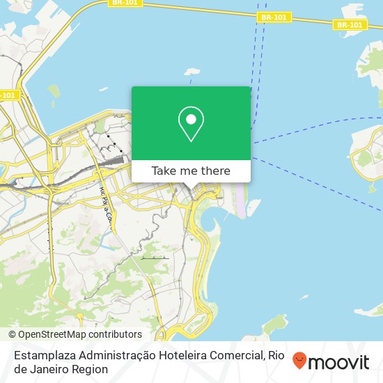 Mapa Estamplaza Administração Hoteleira Comercial