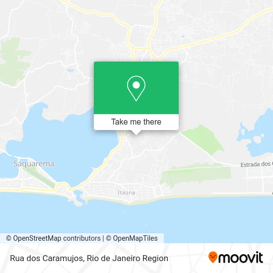 Rua dos Caramujos map