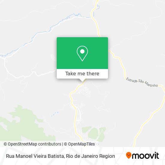 Mapa Rua Manoel Vieira Batista