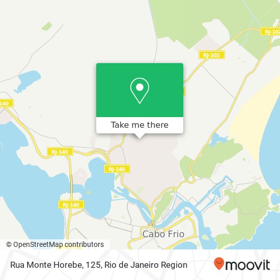 Mapa Rua Monte Horebe, 125