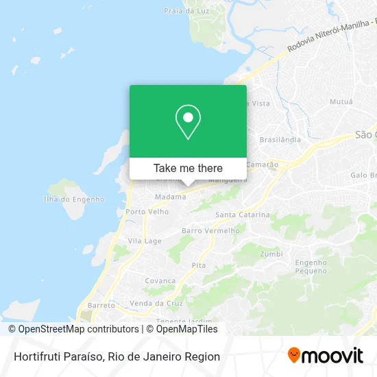 Hortifruti Paraíso map