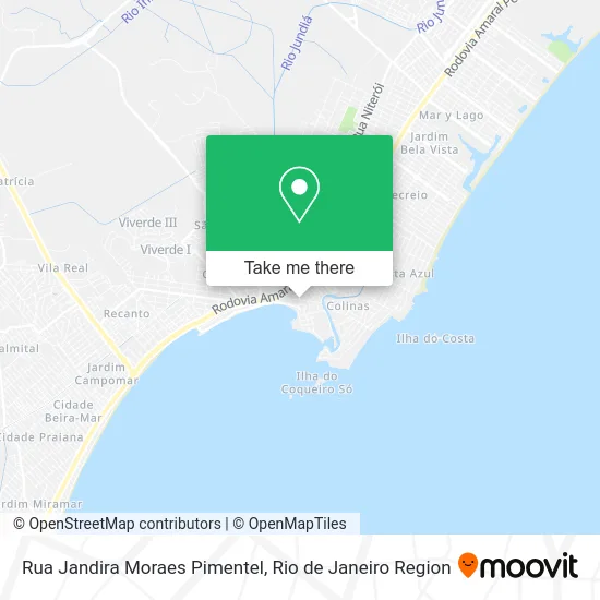 Rua Jandira Moraes Pimentel map