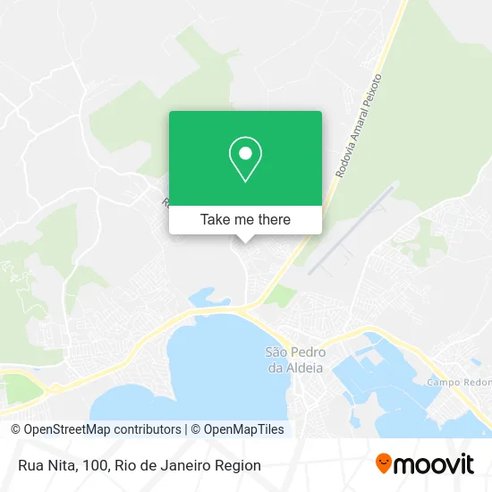 Rua Nita, 100 map