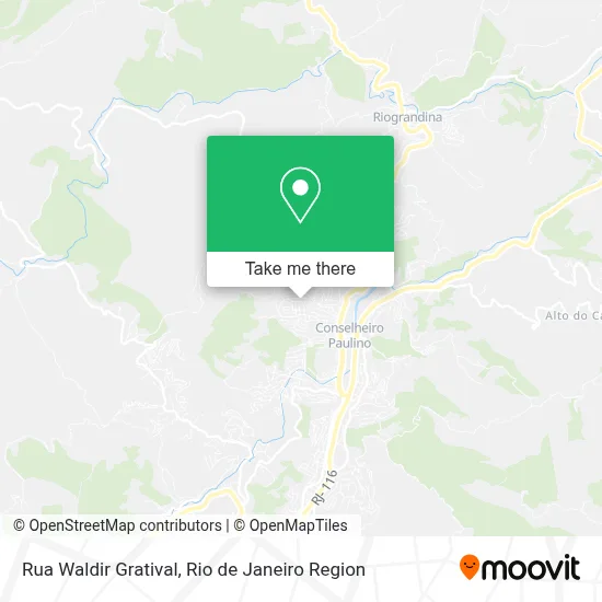 Rua Waldir Gratival map