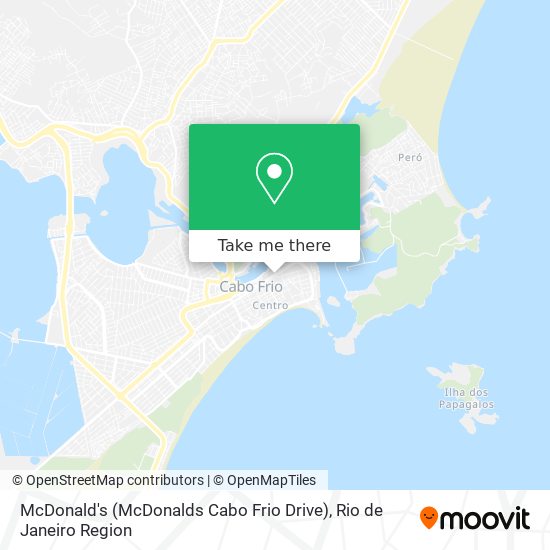 Mapa McDonald's (McDonalds Cabo Frio Drive)