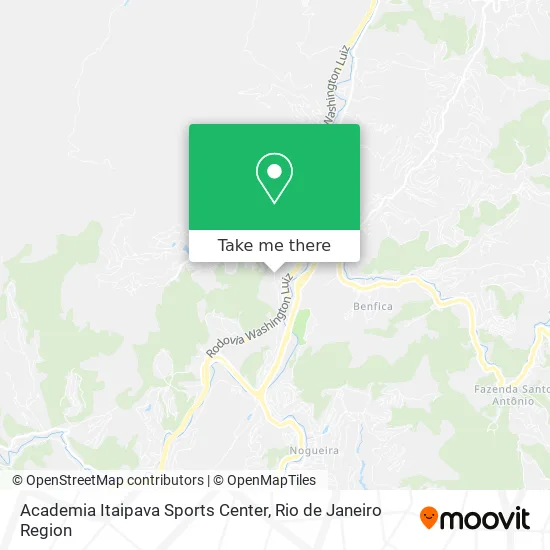 Academia Itaipava Sports Center map