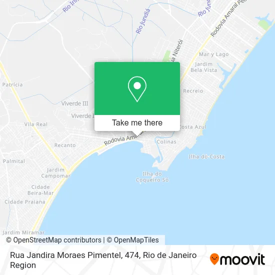 Rua Jandira Moraes Pimentel, 474 map