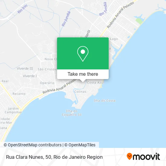 Rua Clara Nunes, 50 map