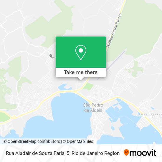 Mapa Rua Aladair de Souza Faria, 5