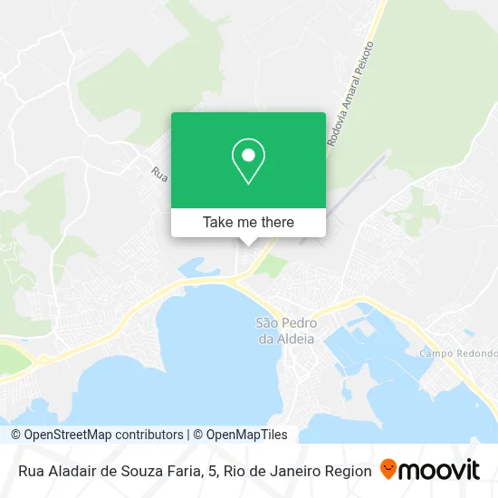 Rua Aladair de Souza Faria, 5 map