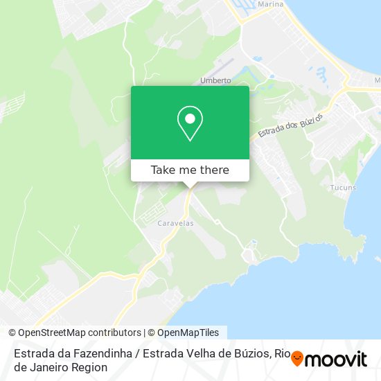 Estrada da Fazendinha / Estrada Velha de Búzios map