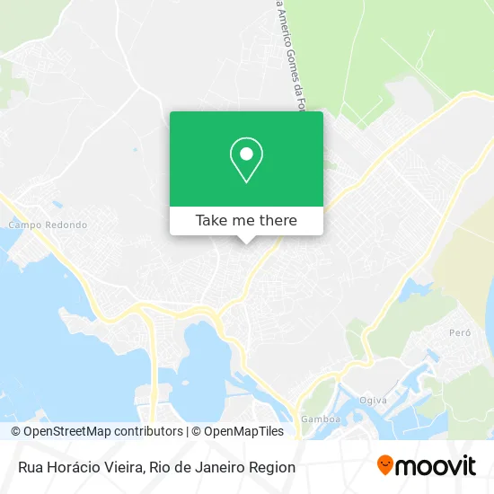 Rua Horácio Vieira map