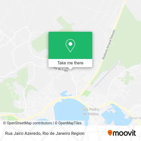 Rua Jairo Azeredo map