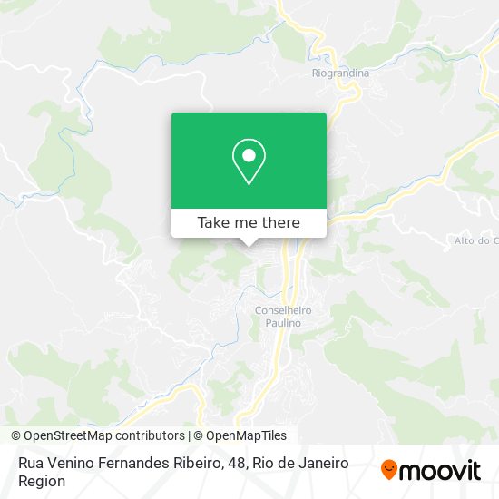 Rua Venino Fernandes Ribeiro, 48 map