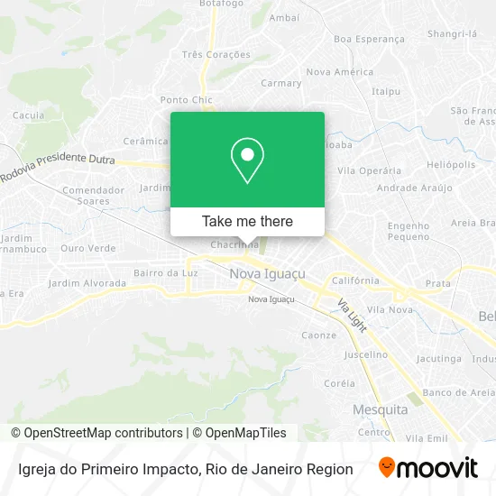 Igreja do Primeiro Impacto map