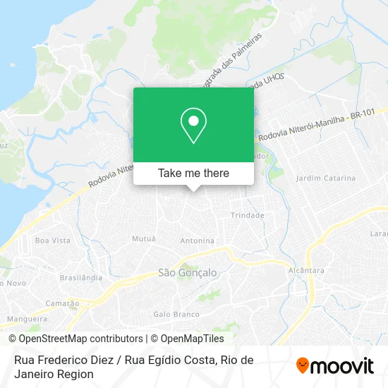 Rua Frederico Diez / Rua Egídio Costa map