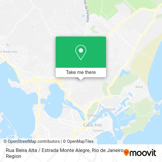 Rua Beira Alta / Estrada Monte Alegre map