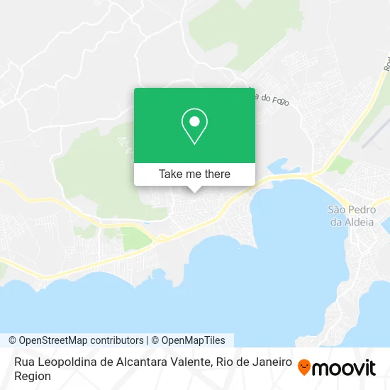 Rua Leopoldina de Alcantara Valente map