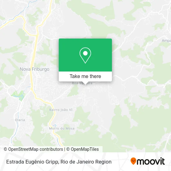 Estrada Eugênio Gripp map