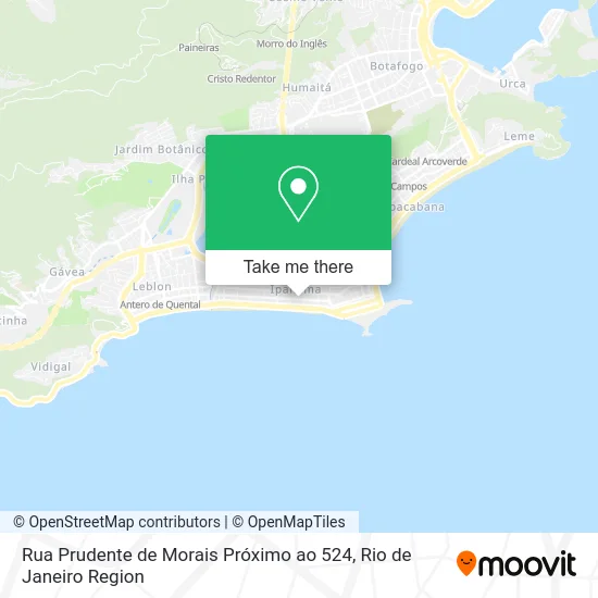 Rua Prudente de Morais Próximo ao 524 map