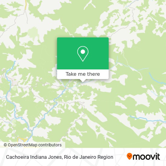 Cachoeira Indiana Jones map