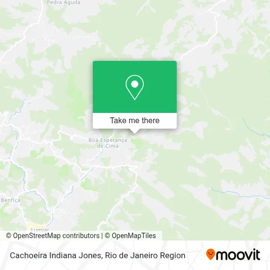 Cachoeira Indiana Jones map