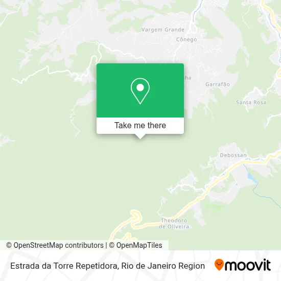 Estrada da Torre Repetidora map