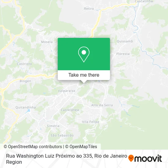 Rua Washington Luiz Próximo ao 335 map