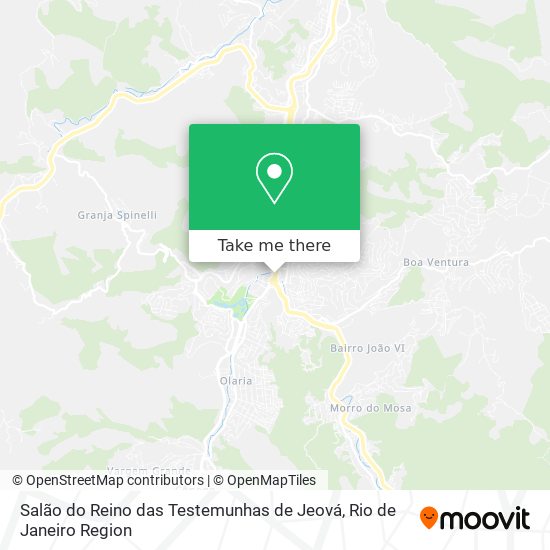 Salão do Reino das Testemunhas de Jeová map
