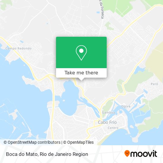 Boca do Mato map