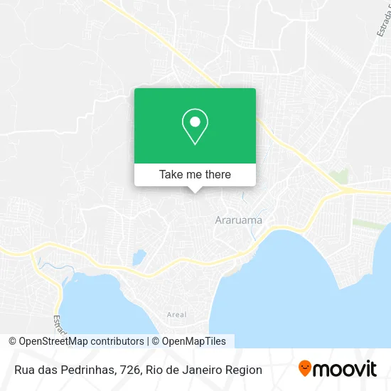 Rua das Pedrinhas, 726 map